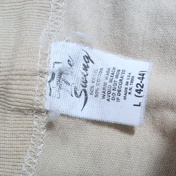 Vintage 1990 Operation Desert Shield Single Stitch T-shirt Size Large In Khaki - Picture 5 of 10